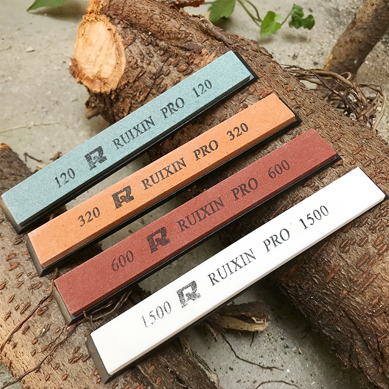 RUIXIN Kitchen Knife Sharpener Whetstone Updated Multifunction Fixed Angle Sharpening System Apex Edge Honing Tools