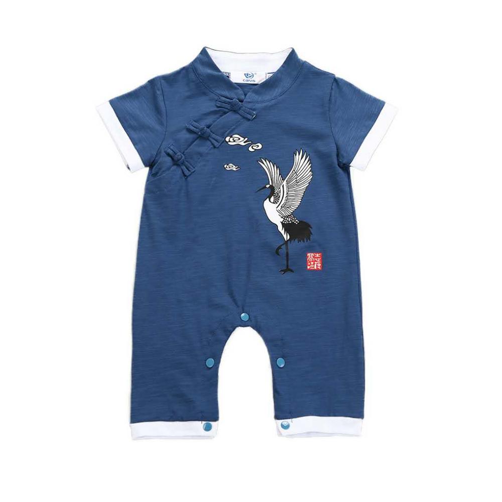 Kid Baby Kleding Voor Chinese Jaar Baby Jongen Meisje Korte Mouw Romper.