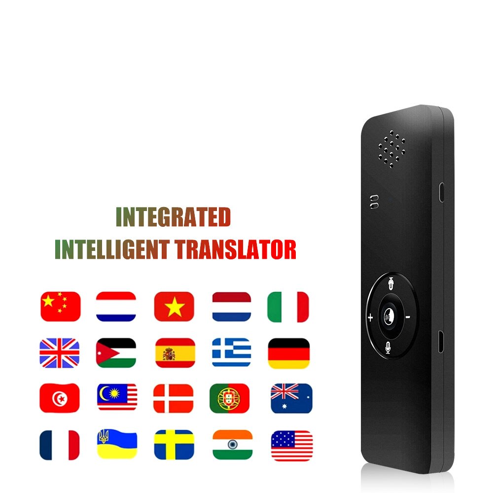 Draagbare Bluetooth 4.2 Reizen Meeting Voice Vertaler Intelligente Taal Global Vertaler Real-time Vertaling Machine