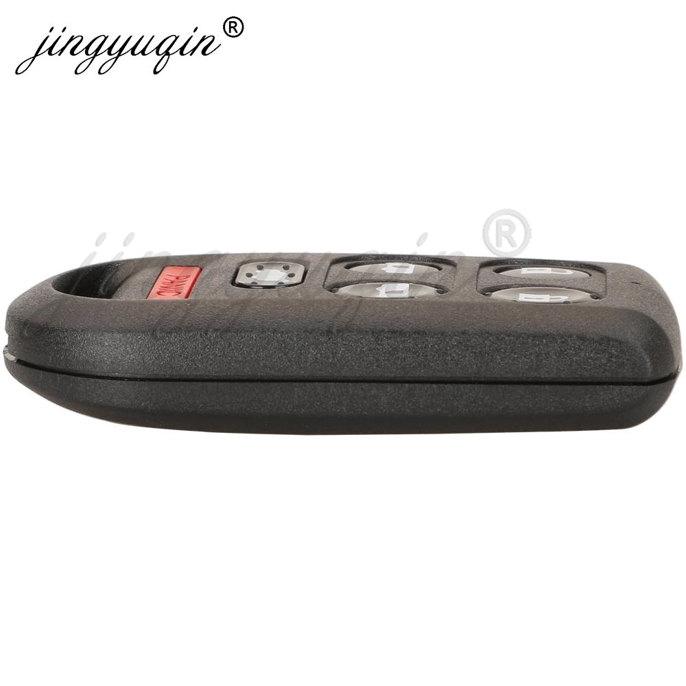 Jingyuqin Autosleutel Shell Voor Honda Odyssey 2005 2006 2007 Keyless Afstandsbediening Auto Sleutelhanger 5 6 knoppen Vervanging Case