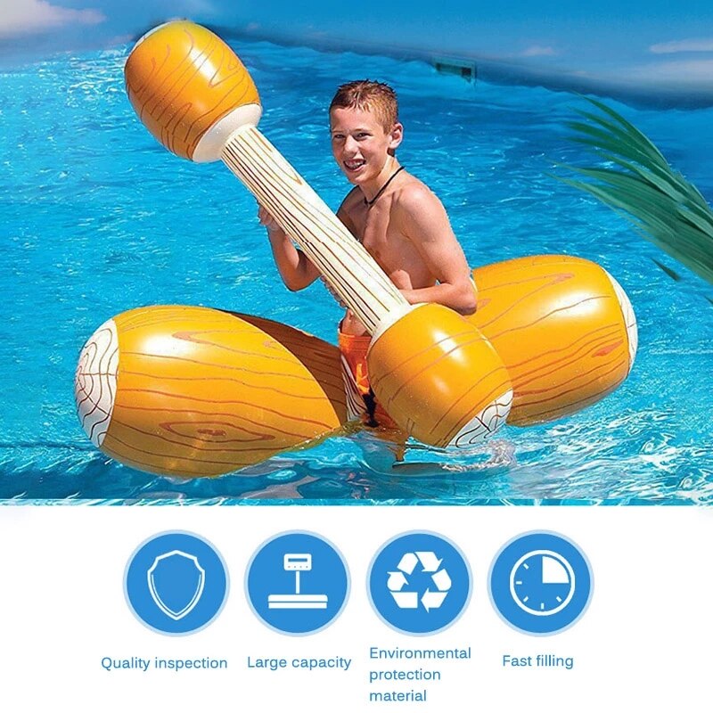 4 Stks/set Zwembad Float Spel Opblaasbare Water Sport Bumper Speelgoed Voor Volwassen Kinderen Party Gladiator Vlot Kickboard Zwembad T