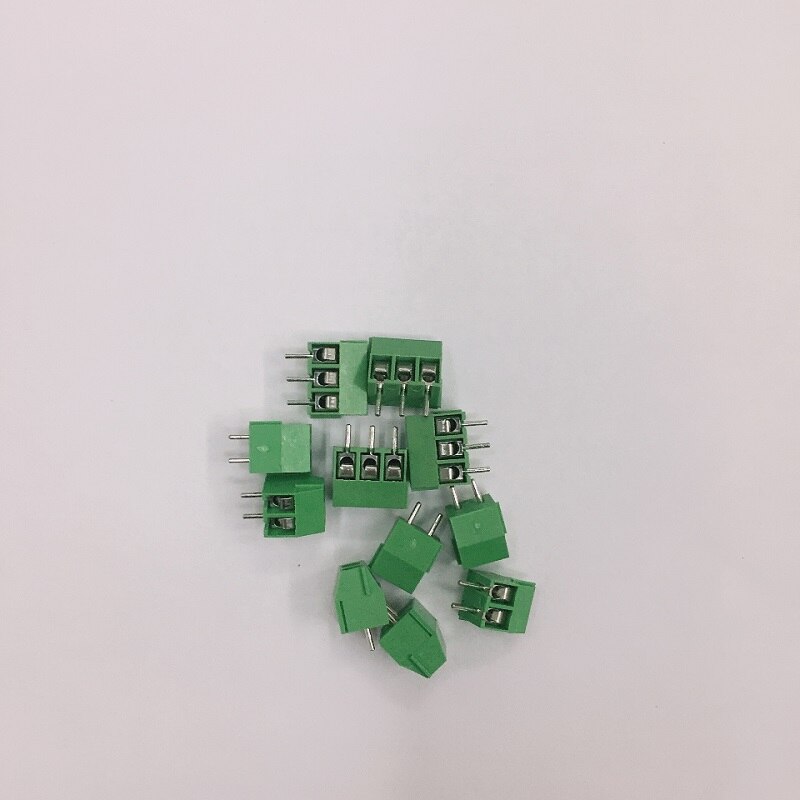20/10pcs KF350-3.5-2P KF350-3P Terminal 300V 10A Schroef 2, 3Pin 3.5mm Terminal Schroef Connector Splice connector voor printplaat