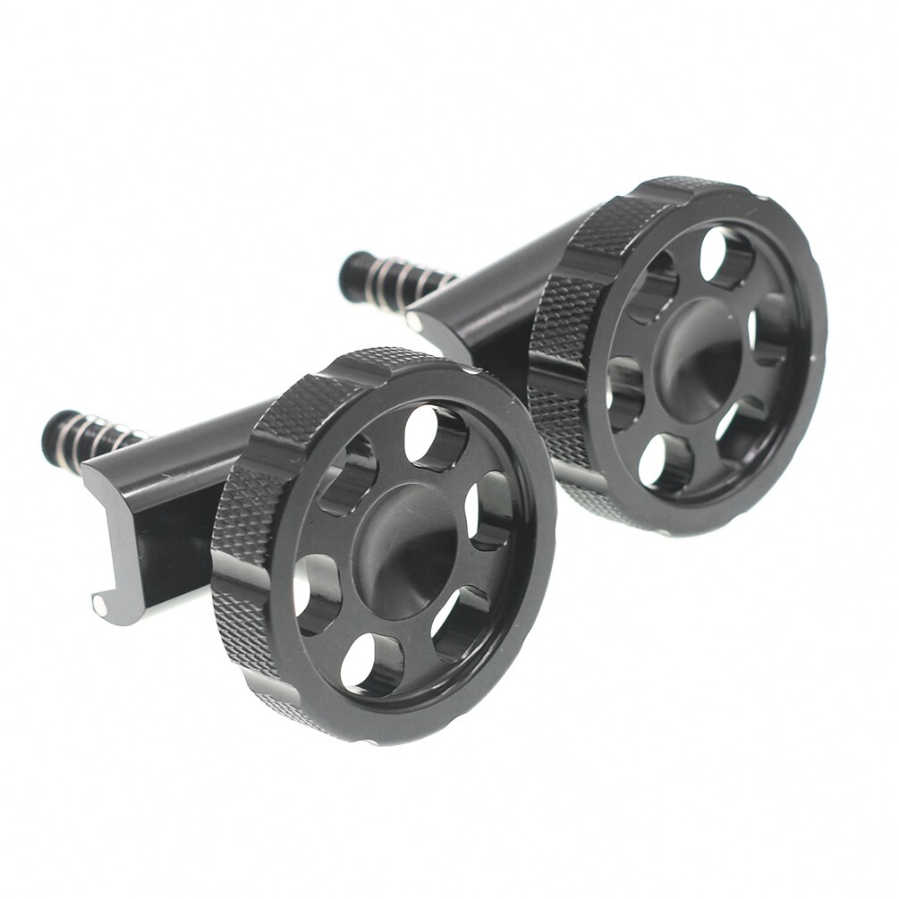 TWTOPSE AL7075 Bike Bicycle Hinge Clamp Plate For Brompton Folding Bike 3SIXTY PIKES Magnetic C Clamp Plate Lever Accessory Part: Circle Black