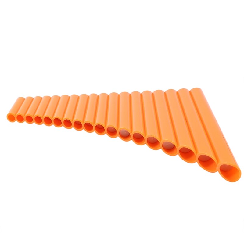 18 Tube Pan Flute - Alto C - ABS Plastic - With Carrying Case - For Beginners & Kids
