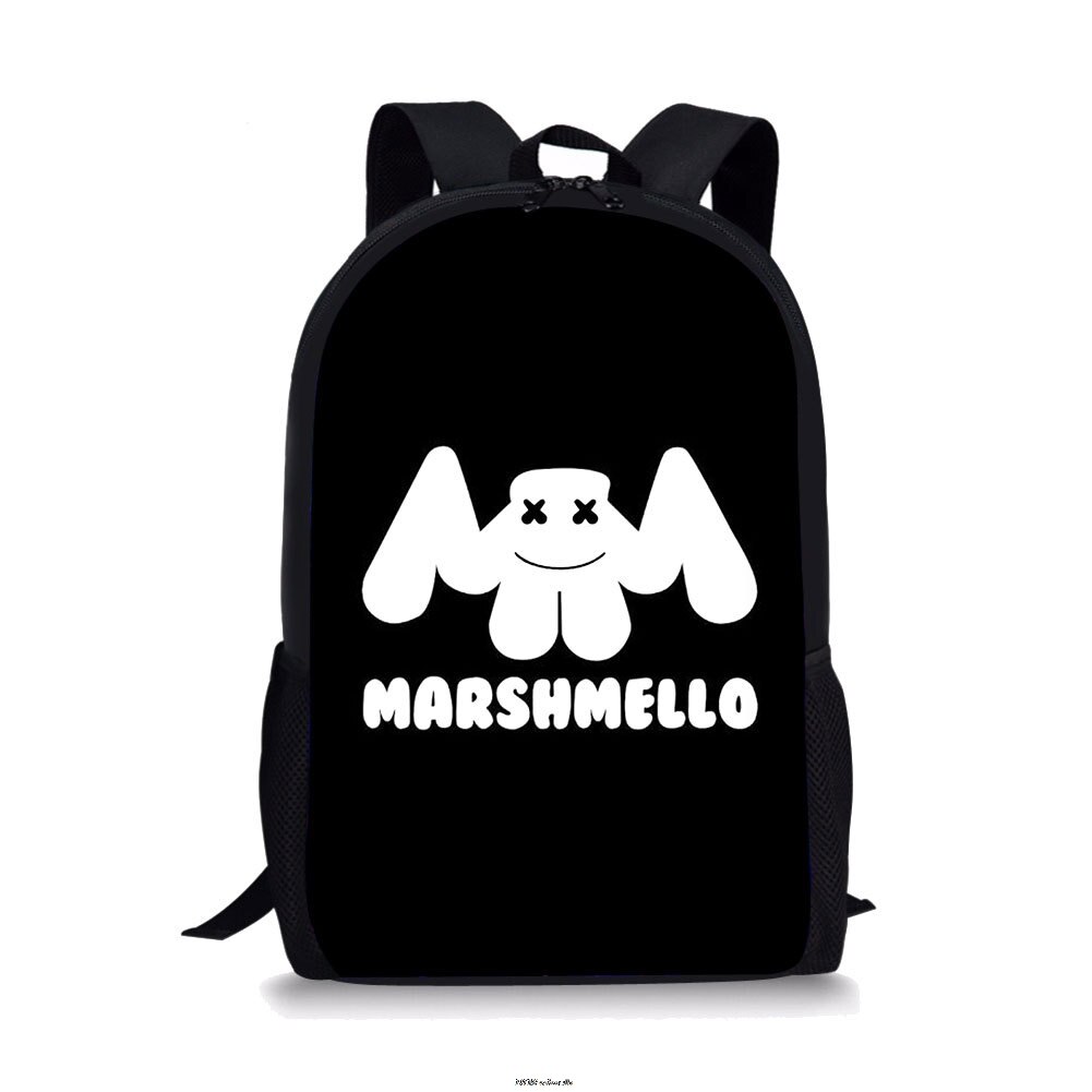 Kid Boys Girls School Bag Mochila Infantil DJ Marshmello Backpack 3D Prints Waterproof with Crewmate Christmas On Sell