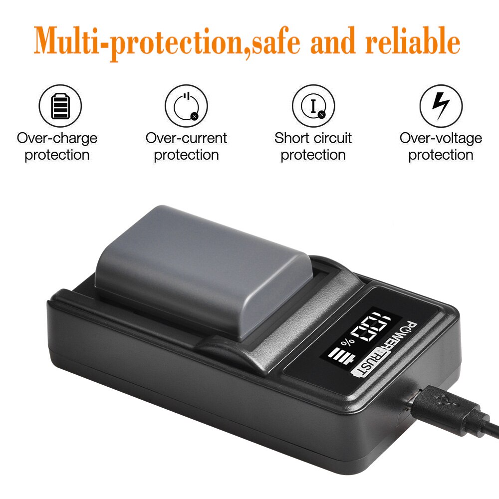 2Pack 1400mAh NB-2L NB-2LH NB2LH Battery + LED USB Charger for Canon PowerShot G7 G9 S30 S40 S45 S50 S60 S70 S80 DC410: 1Battery and charger