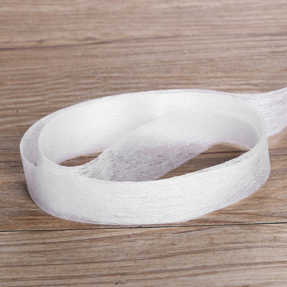 1Rolls 100m Double Side Fabric Fusing Tape Adhesive Hem Tape Iron-on Adhesive Tape Sewing Turn Up Hem Non-woven Fabric Liner