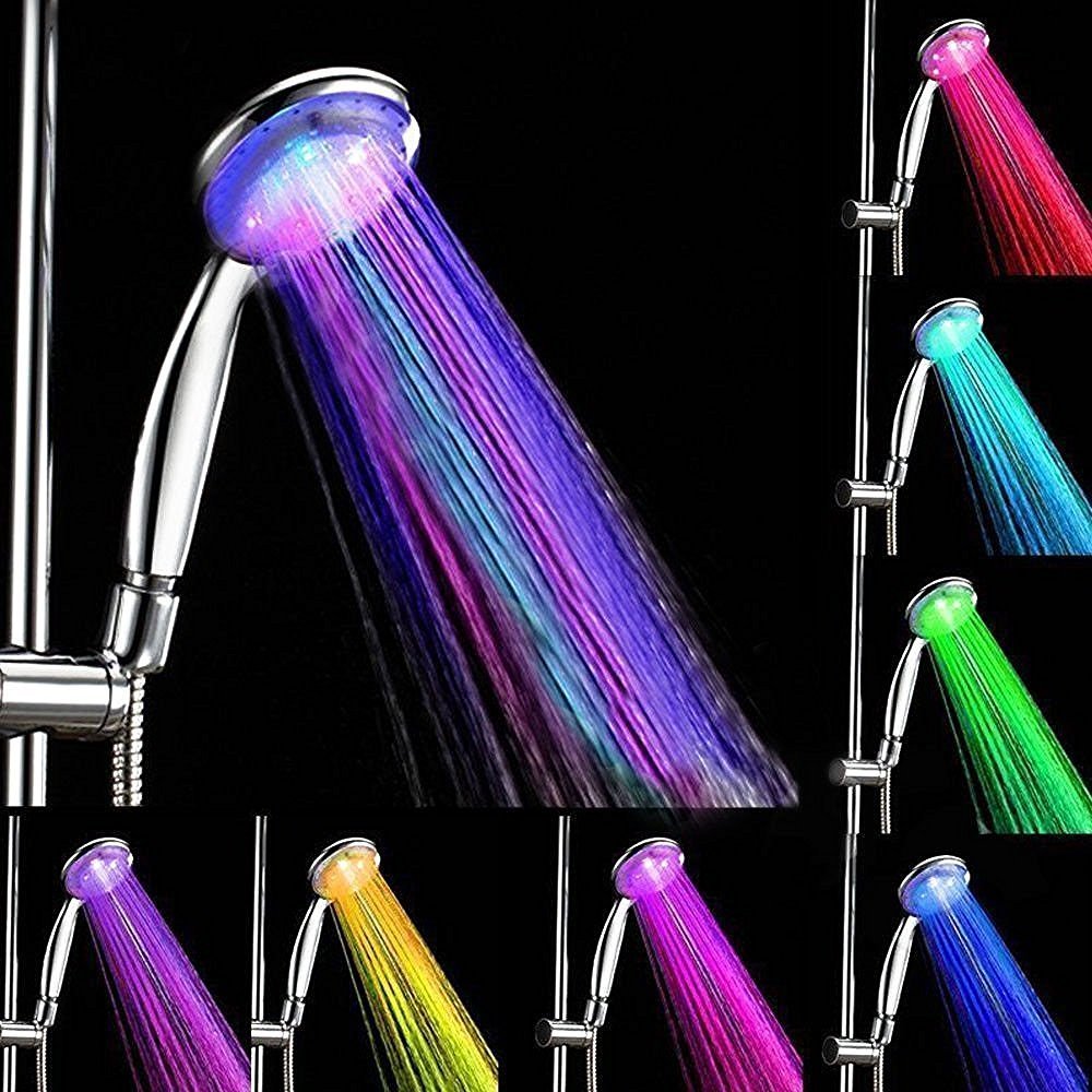 Negende Wereld Badkamer Douchekoppen Led Multicolor 7 Kleuren Water Glow Light Douchekop