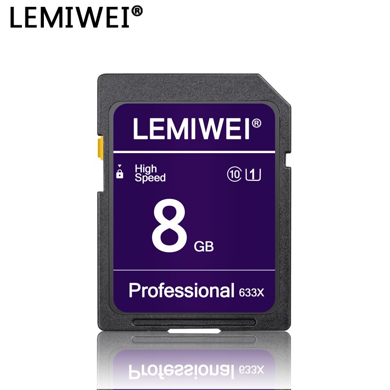 Hukommelseskort 64gb 32gb højhastighedskamera flashkort 16gb 8gb uhs-i klasse 10 lemiwei kamera lagerkort