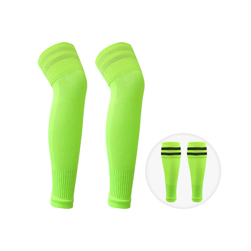 Fotbollsstrumpor för vuxna, vadstrumpor över knä, fotbollsleggings, barn, andningsbara sportknäskydd, benskydd, knäledsskydd: 3xs / Beige