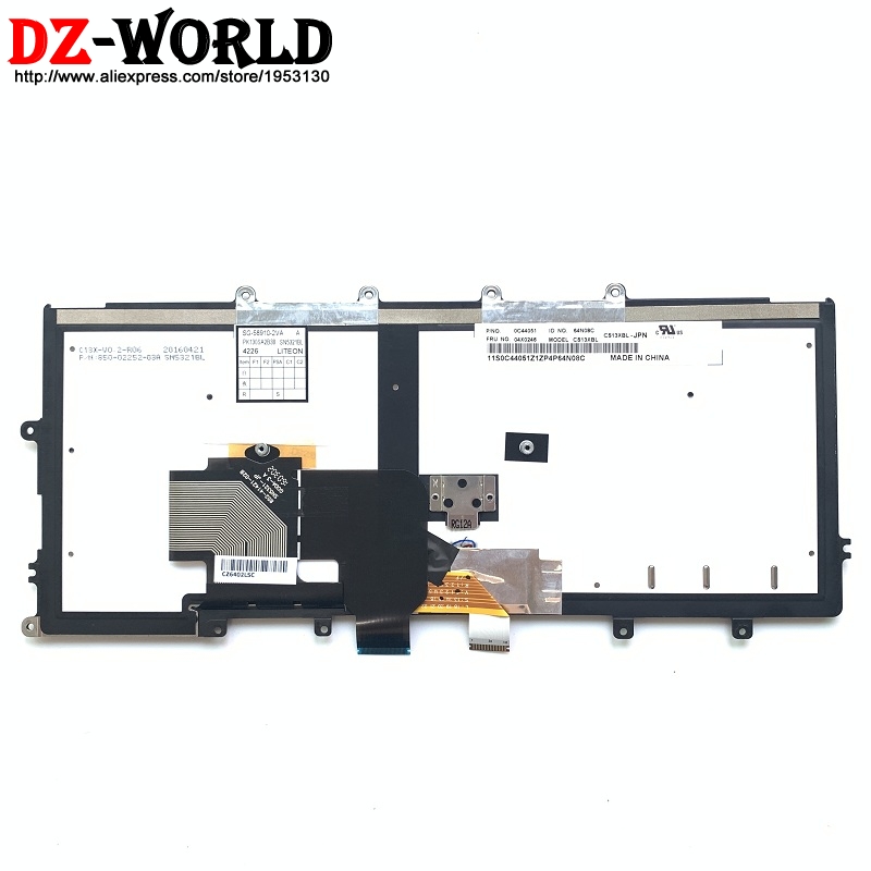 /Orig JP japon clavier rétro-éclairé pour Thinkpad X230S X240 X240S X250 X260 Backight Teclado 04X0246 04X0208