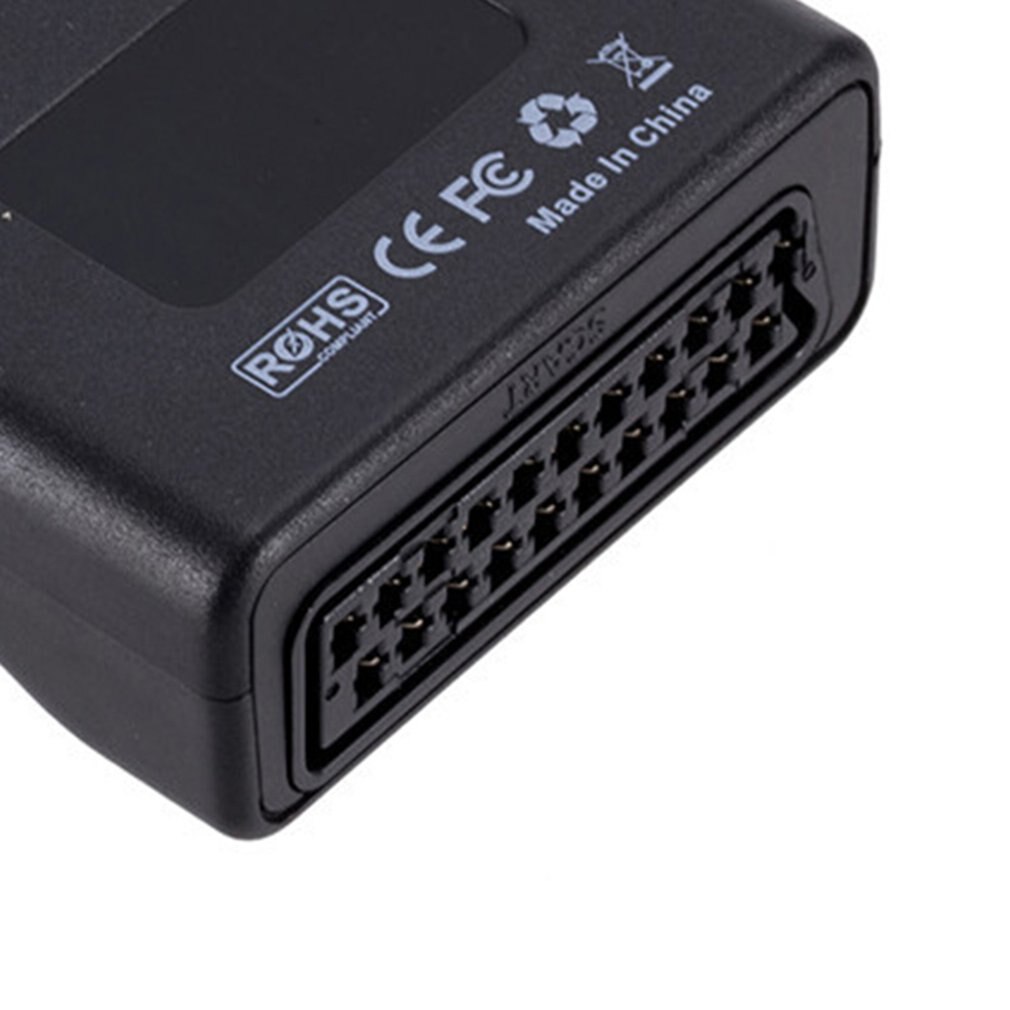 HDMI To Scart Converter Adapter Video Converter High Definition TV Drive-free Plug And Play Signal Converter