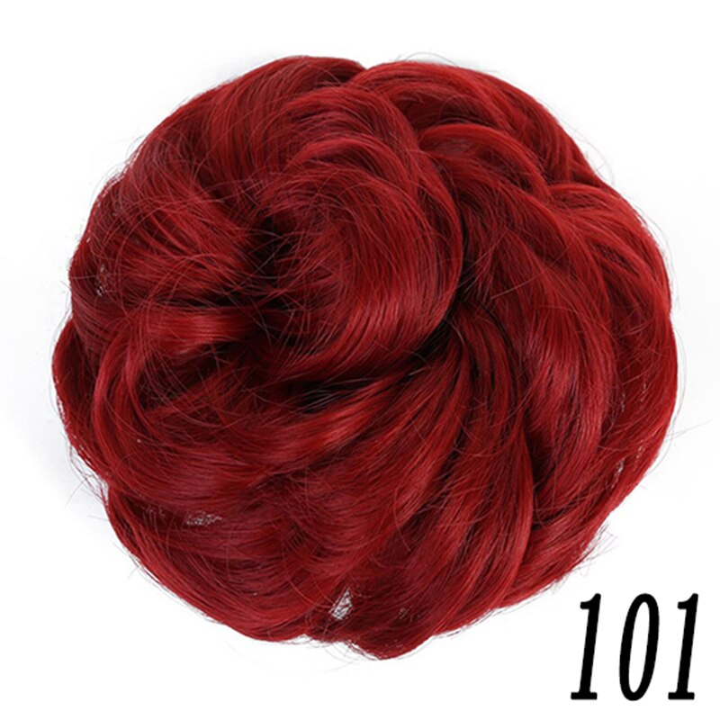 Xuanguang Rommelig Haarstukjes Voor Vrouwen Knot Elastische Chouchou Bun Opgestoken Donut Krullend Haar Touw: 101
