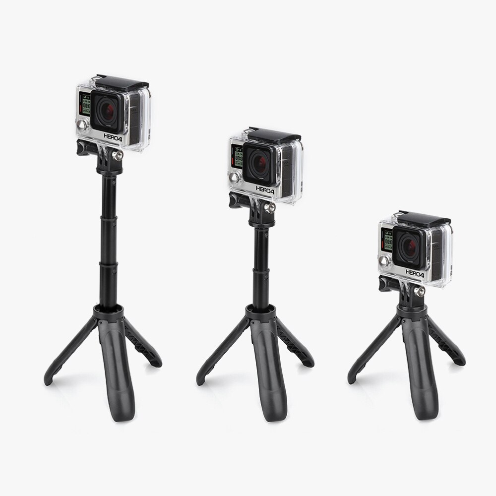 Vamson für Gopro9 Mini Tasche Stativ Selbstauslöser Erweiterbar Griff Pol Selfie Stock für Gopro Held 10 9 8 7 6 5 4 3 kamera VP421
