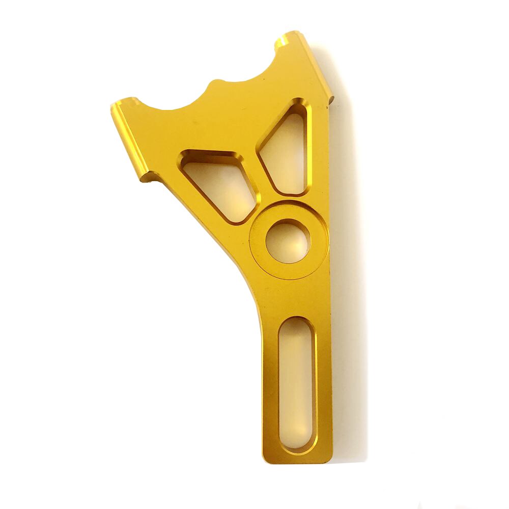 Tył motocykla zacisk hamulcowy adapter wspornika wsparcie dla 220mm tarczy hamulcowej/82mm hamulec promieniowy zacisk hamulcowy Rpm Adelin elektryczny skuter: złoto