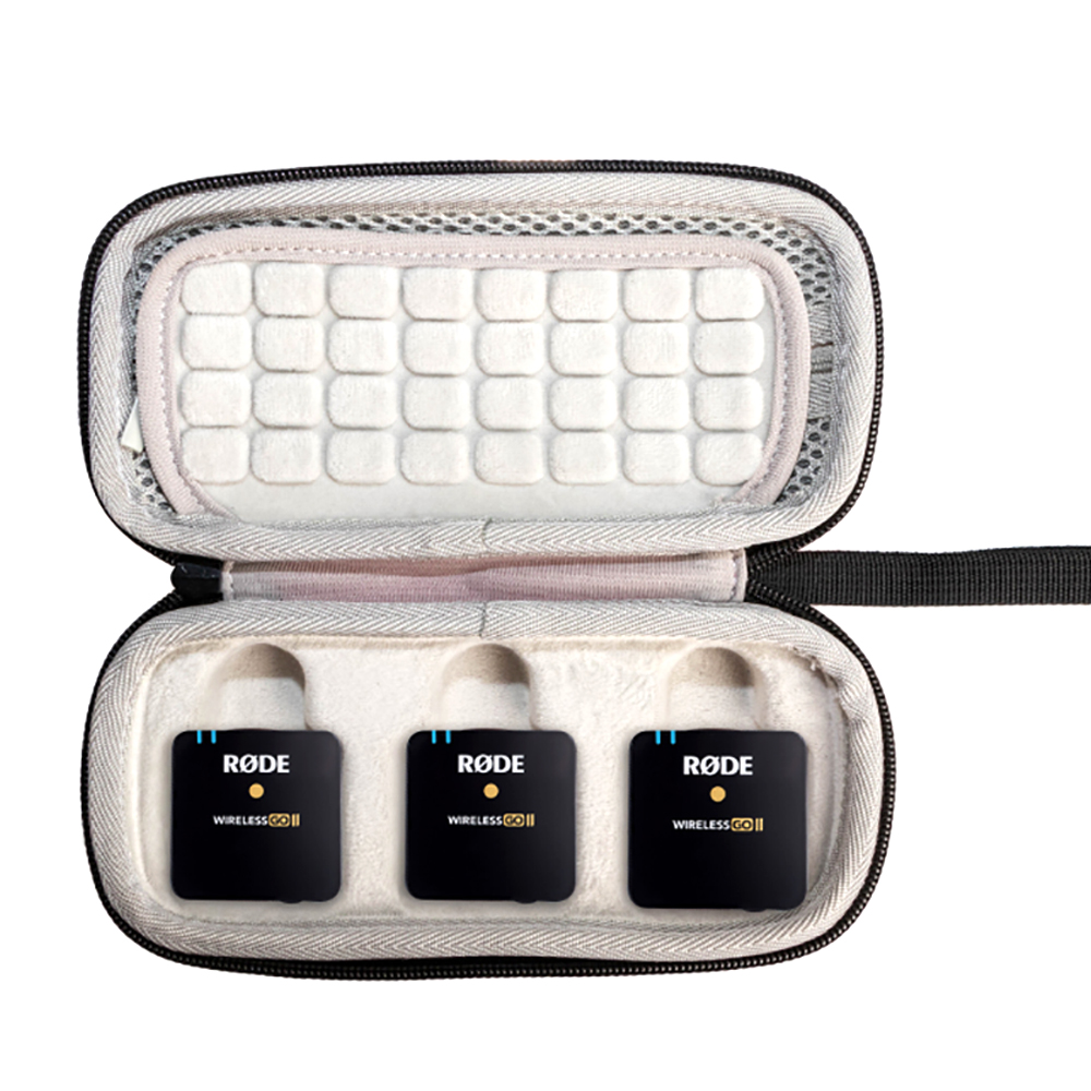 Draagbare Harde Eva Reizen Schokbestendig Beschermende Organisator Storage Case Cover Voor Rode Draadloze Gaan Ii/Go 2 Draadloze Microfoon