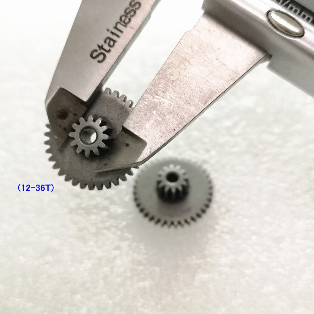 Engrenage Modélisme ELILANEY Pignon Duplex En Cuivre 0,4M 12T 32T Double Alésage 2mm Ajustement Libre