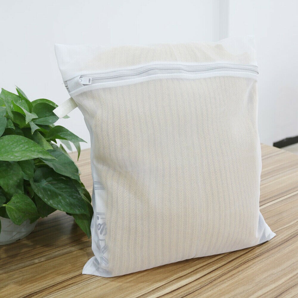 4 Sizes Mesh Laundry Bags for Washing Machine Travel Clothes Storage Net Zip Bag for Wash Bra Stocking and Underwear