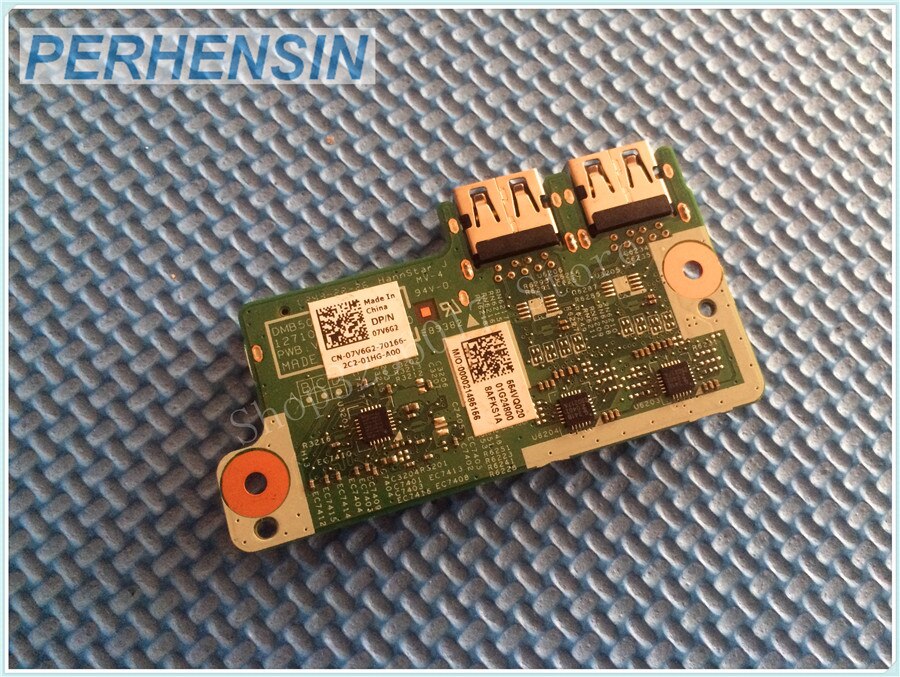 For DELL For Inspiron 15z 5523 USB/SD Card Reader Daughterboard 7V6G2 07V6G2