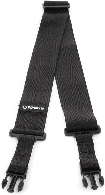 DiMarzio Nylon ClipLock Gitaarband 2-Inch Nylon Quick Release Strap: Black