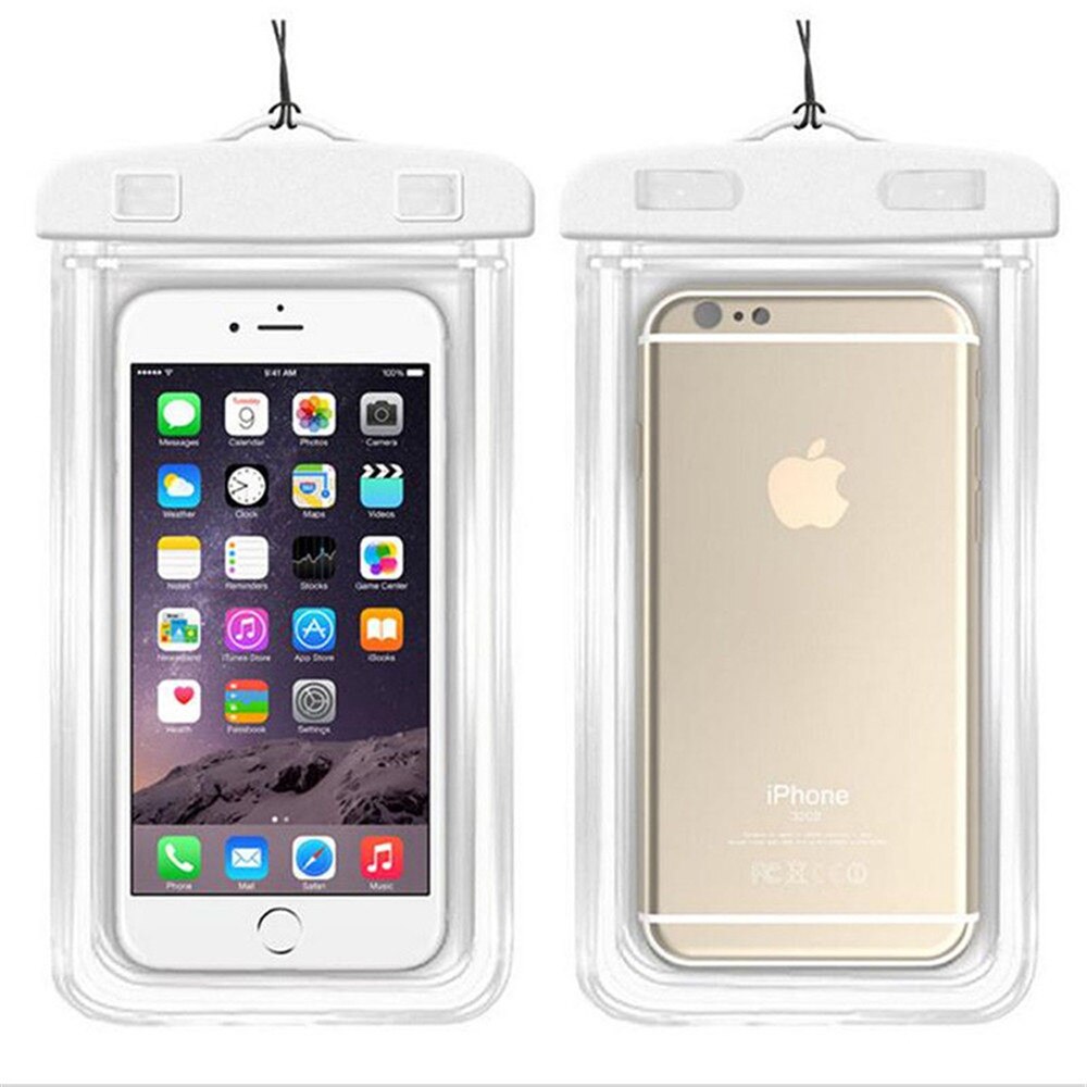 Vendita calda Bagliore Luminoso Impermeabile Della Copertura Della Cassa Del Sacchetto Del Sacchetto Pacchetto Dry Per Il Tuo Cellulare: 7