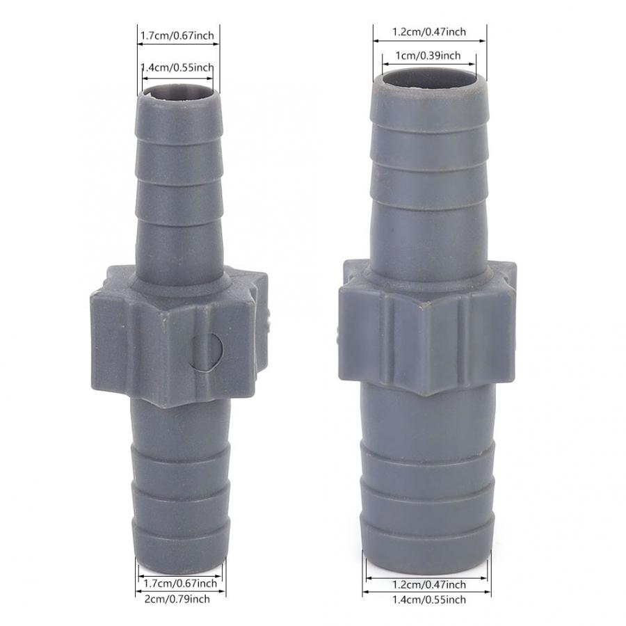 Plastic Aquarium Fish Tank Variable Diameter Adapter Aquarium Connector Inlet Outlet Water Pipe Aquarium Accessories