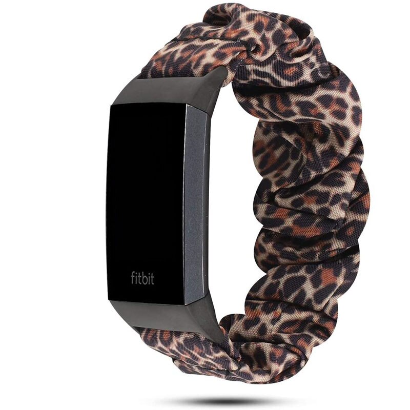 Scrunchies Elastic Strap For Fitbit Charge 4/Charge 3 Women Soft Leisure Fabric Replacement Bracelets For Fitbit Charge4 Correa: Color 4 / For Fitbit Charge 4