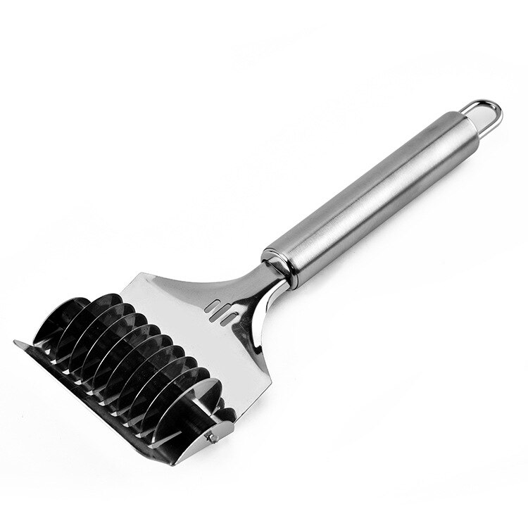 Rvs Pijp Handvat Noodle Snijden Multifunctionele Ui Cutter Thuis Handgemaakte Noodle Maker Keukengerei