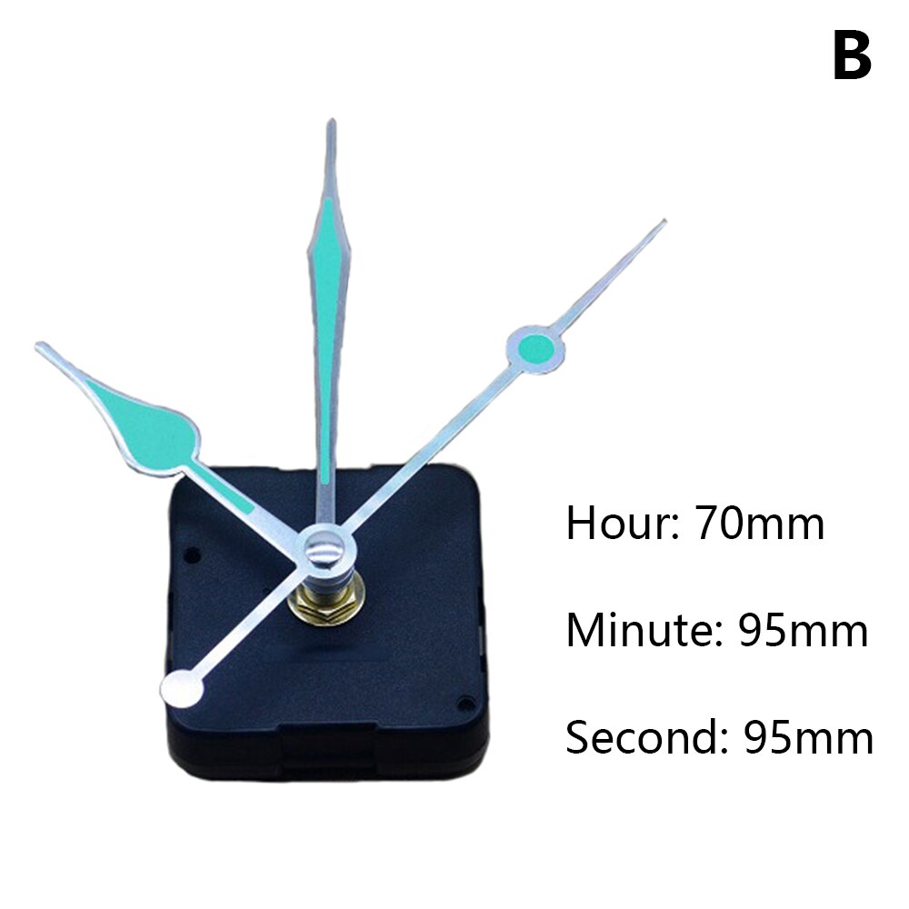 1Pc Romeinse Cijfer Beweging Gezicht Insert Gold Trim Klok Quartz Mechanisme Reparatie Vervanging Klassieke Mute Essentiële Tools: Movement B