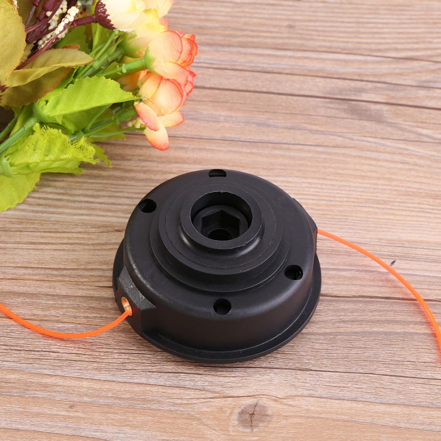 Black String Trimmer Bump Head With 2 Lines For Homelite ST155 ST165 ST175 ST285 AF Fine Brush Cutter Head Strimmer Head
