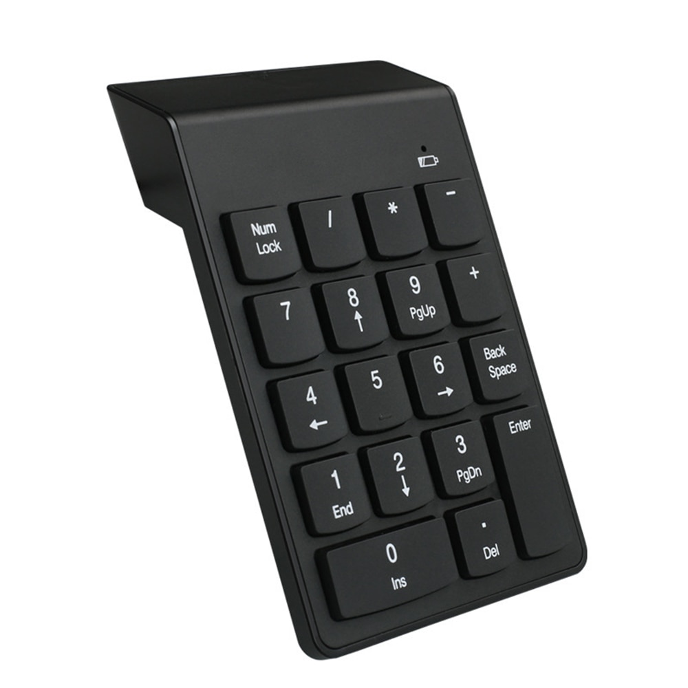 Small Size 2.4Ghz Wireless Number Keypad Numpad 18 Keys Digital Keyboard For Accounting Tellers Laptops Notebook and Tablets