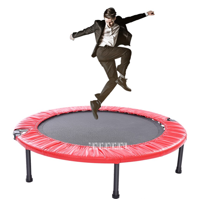 C157 40 Zoll Trampolin Kinder Springen Bett Home Gym Folding Bounce Bett Fitness Ausrüstung Damen Verlieren Gewicht Bein Abnehmen