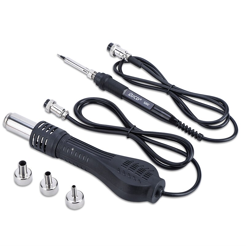 Jcd Soldeerstation Lcd Bga Smd 8898 Heteluchtpistool Us/Eu Attemperation Voor Mobiele-Telefoon Soldeerbout station Lassen Rework Tool: 8898 Accessories / 220V EU PLUG