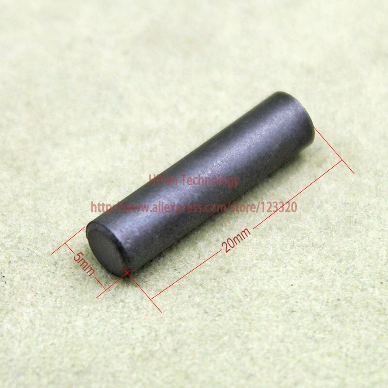 50 pcs/lot 5mm x 20mm Ferrite aimant tige barre pour inducteur et antenne Radio