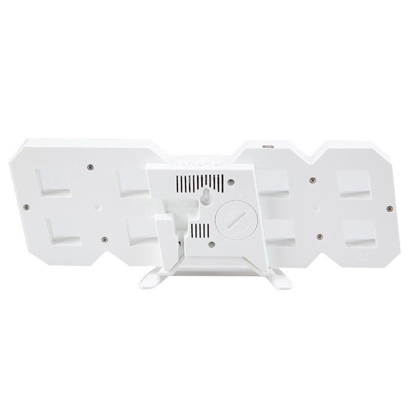 3D LED electronic watch table Modern Digital Alarm Clocks 24 Or 12 Hour Display Table Desk Night Wall Watch Home Office decorate