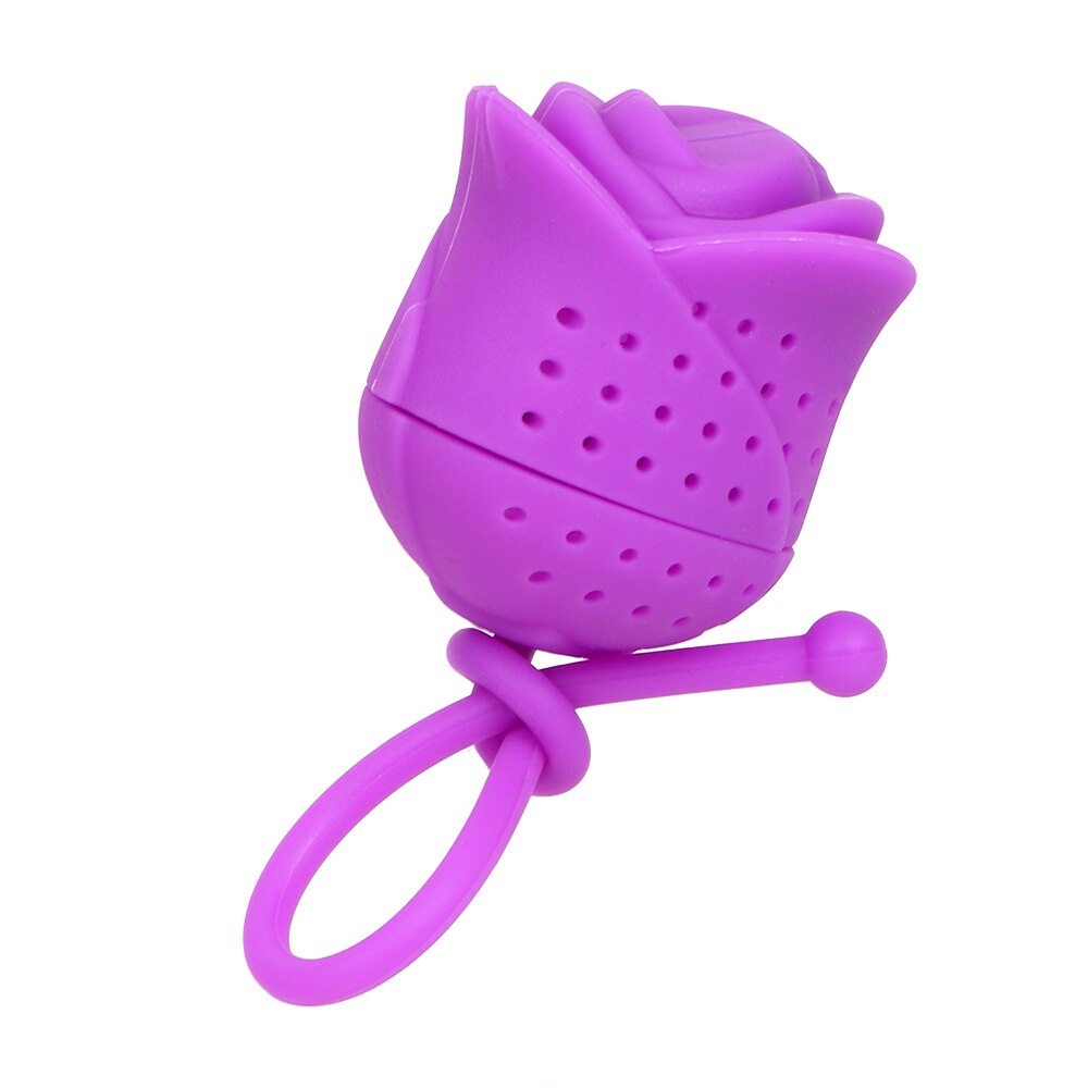 Silicone Tea Infuser Filter Loose Leaf Tea Ball Herbal Spice Rose Environmental Sanitation Tea Strainer