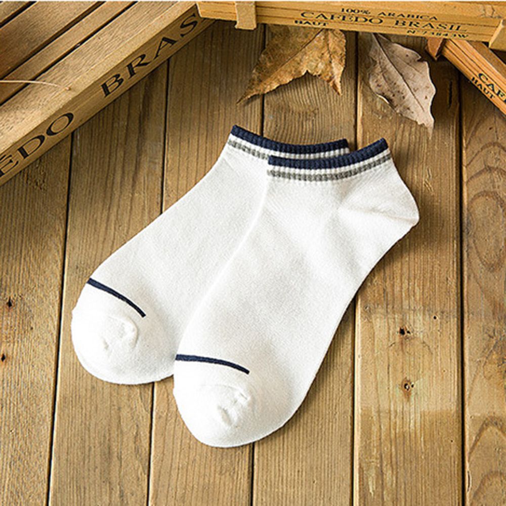 1 paire hommes Sports chaussettes Lot équipage court cheville bas coupe coton SocksSports chaussettes décontracté affaires Anti-bactérien déodorant chaussette chaude: B