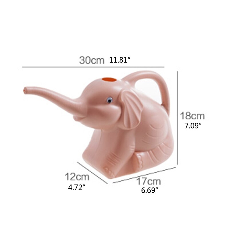 Bonita regadera con forma de elefante para exteriores, jardín, Patio, jardín, planta, exterior, U7EA