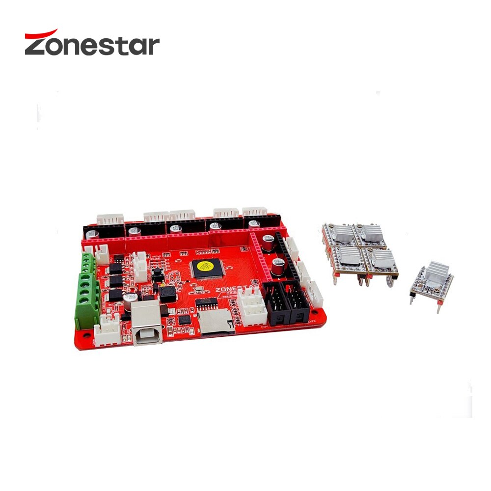 ZONESTAR ZRIBV6 tablica sterownicza robić drukarki 3D płyta główna kontroler kompatybilny z rampy V1.4 ATMEGA2560 cztery wytłaczarki