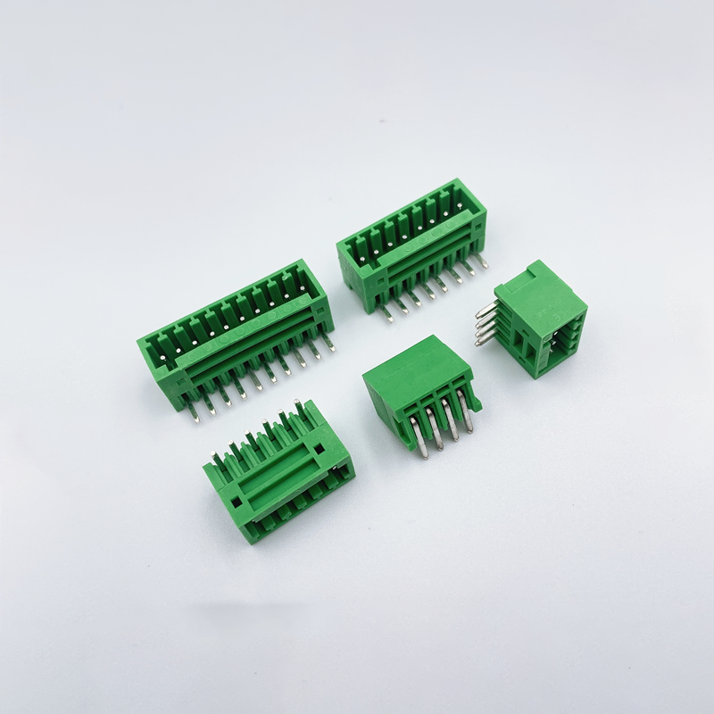 10 pares de terminales tipo enchufe sin tornillo KF2EDGKD-2.5 conector recto/pin doblado macho/hembra 15EDG-2.54