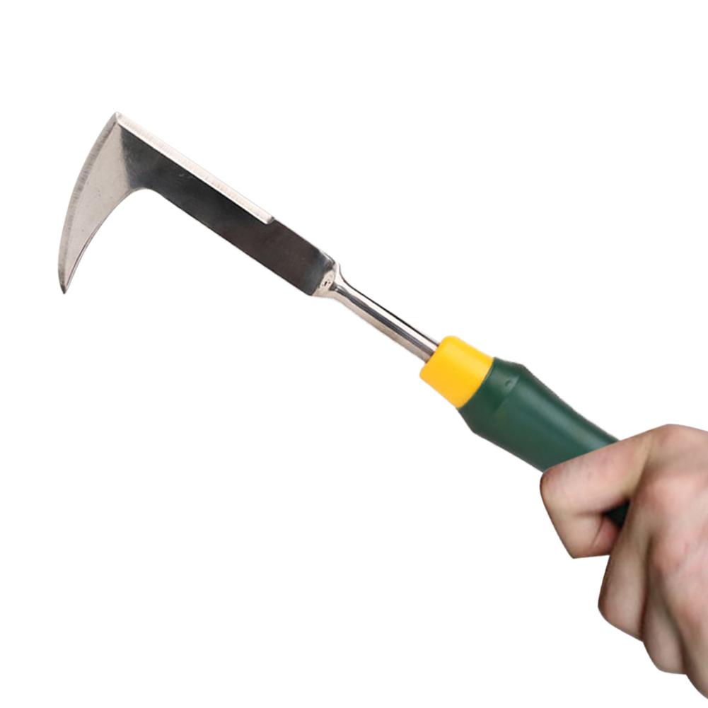 Right-angle Weeder Sod Knife Weeder Has Soft Ergonomic Handle Stainless Steel L-Shape Blade Stainless Steel Garden Tool