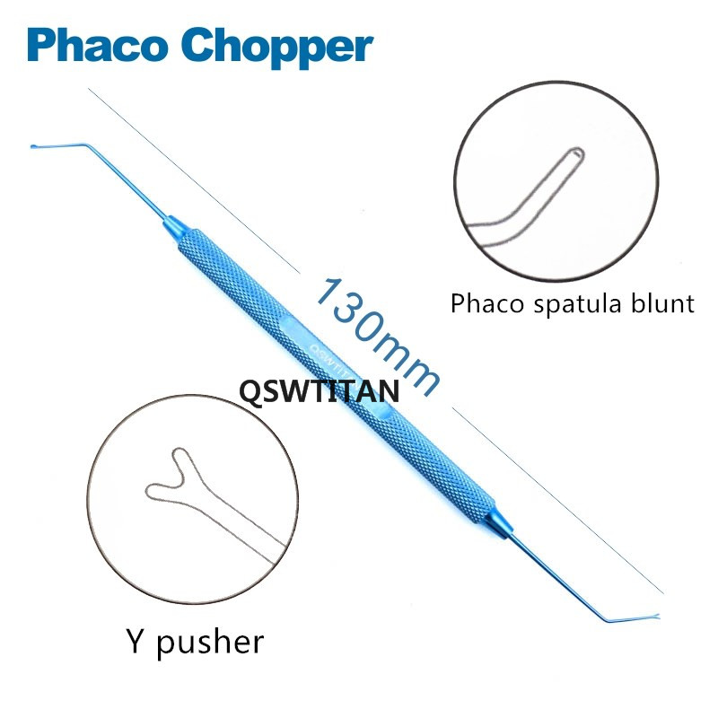 Phaco Chopper Titanium Spatel Manipulator Sinskey Haak Pet Oogheelkundige Chirurgische Instrumenten