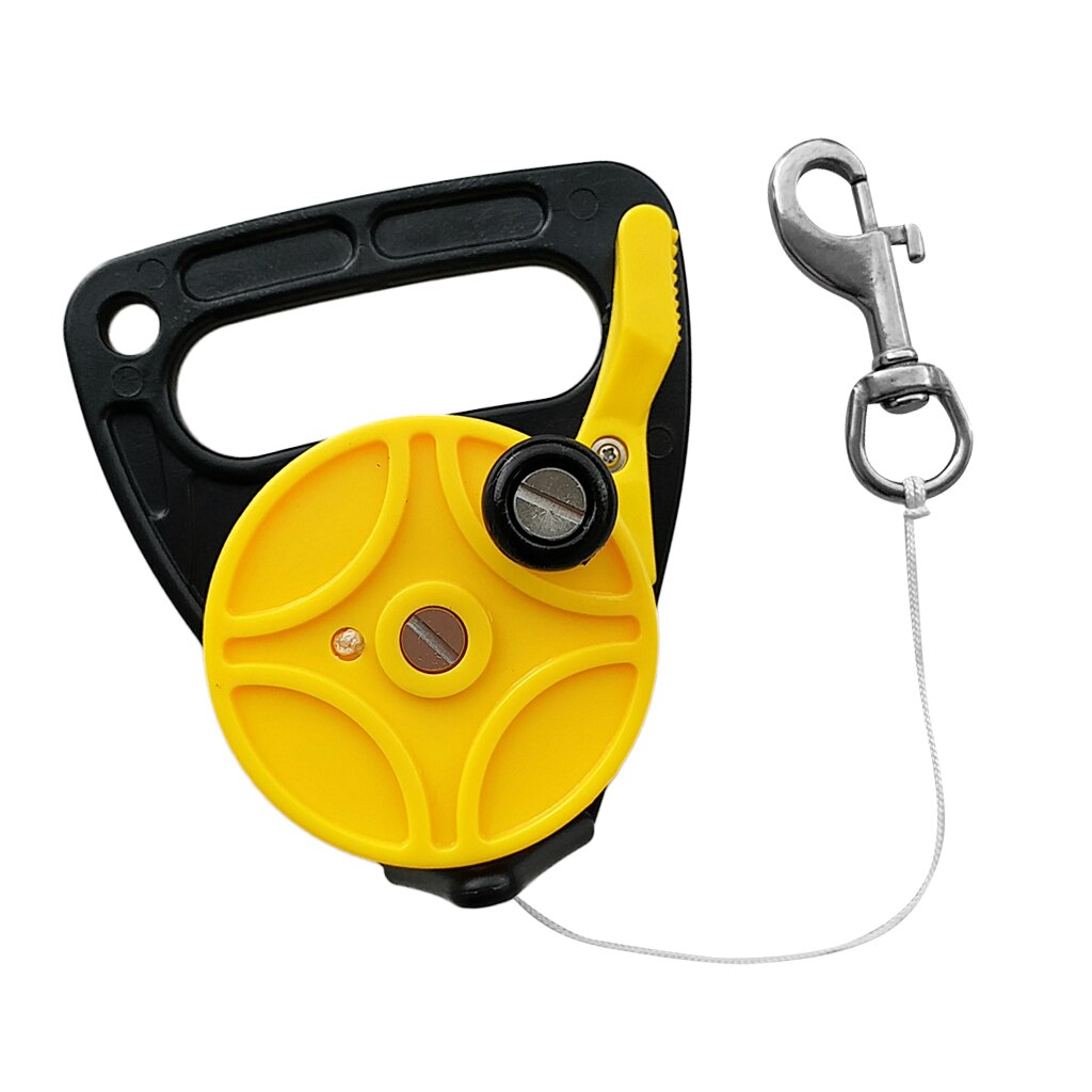 150ft Scuba Dive Reel Kajak Anker Met Duim Stopper, Enkele End Bolt Snap Voor Veiligheid Onderwater Duiken Snorkelen