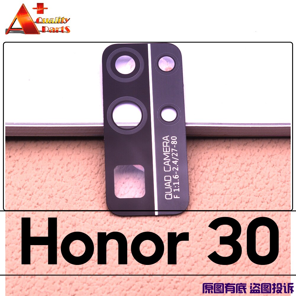 Original Zurück Hinten Kamera Objektiv Glas Abdeckung Ersatz Abdeckung Für Honor 30 Pro + 30S Ansicht 30 v30 pro: Rot