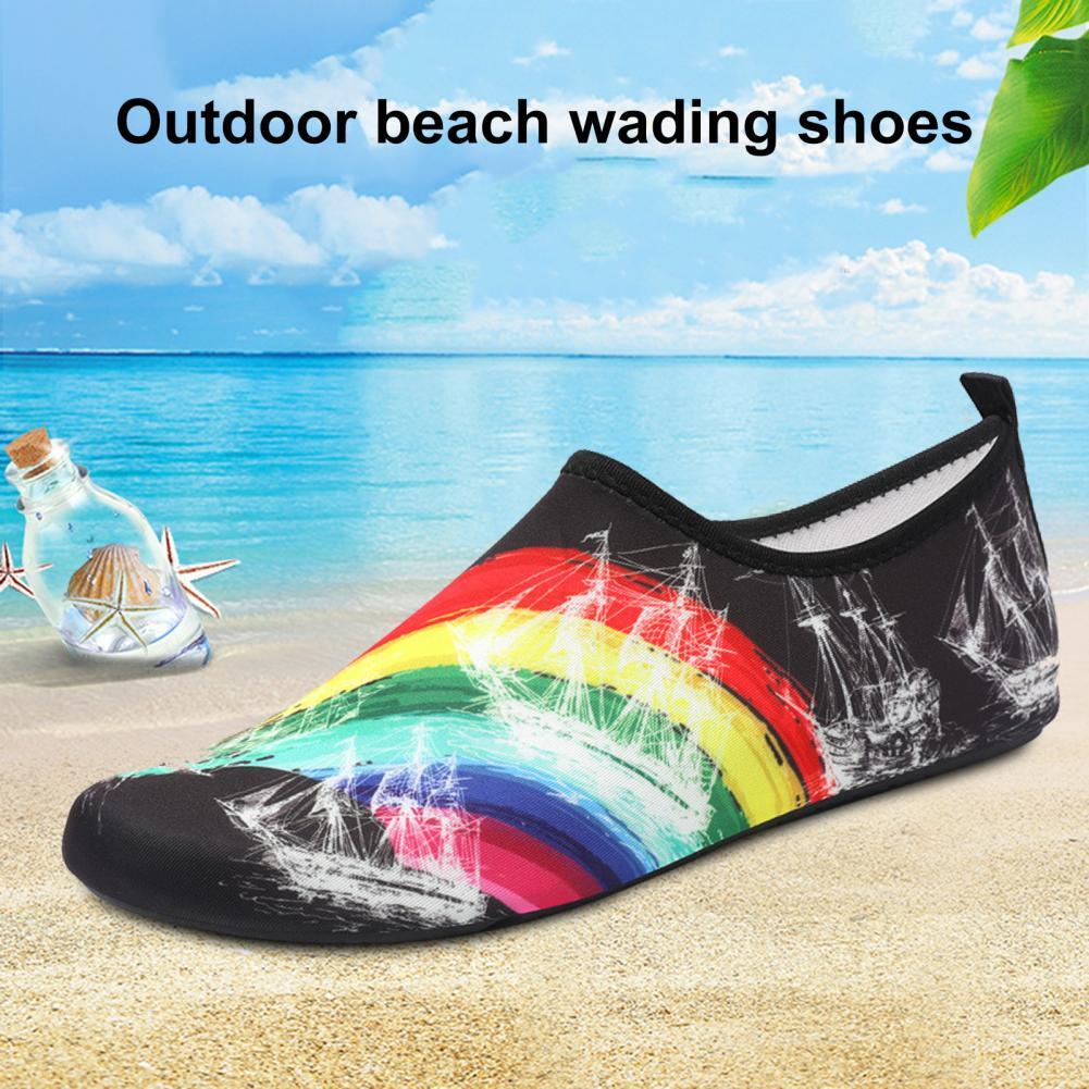 Unisex Swimming Water Shoes Men Barefoot Outdoor Beach Sandals Upstream Shoes Plus Size Nonslip River Sea Diving Sneakers