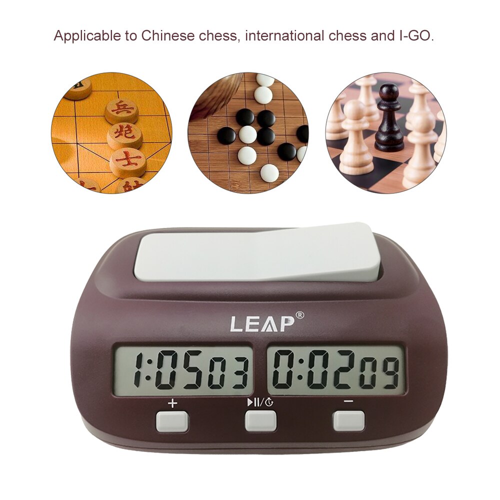 Digital Chess Clock Stop timer Count Down Chess Timer with Alarm Electronic Board Game Bonus Competition Master Tournament