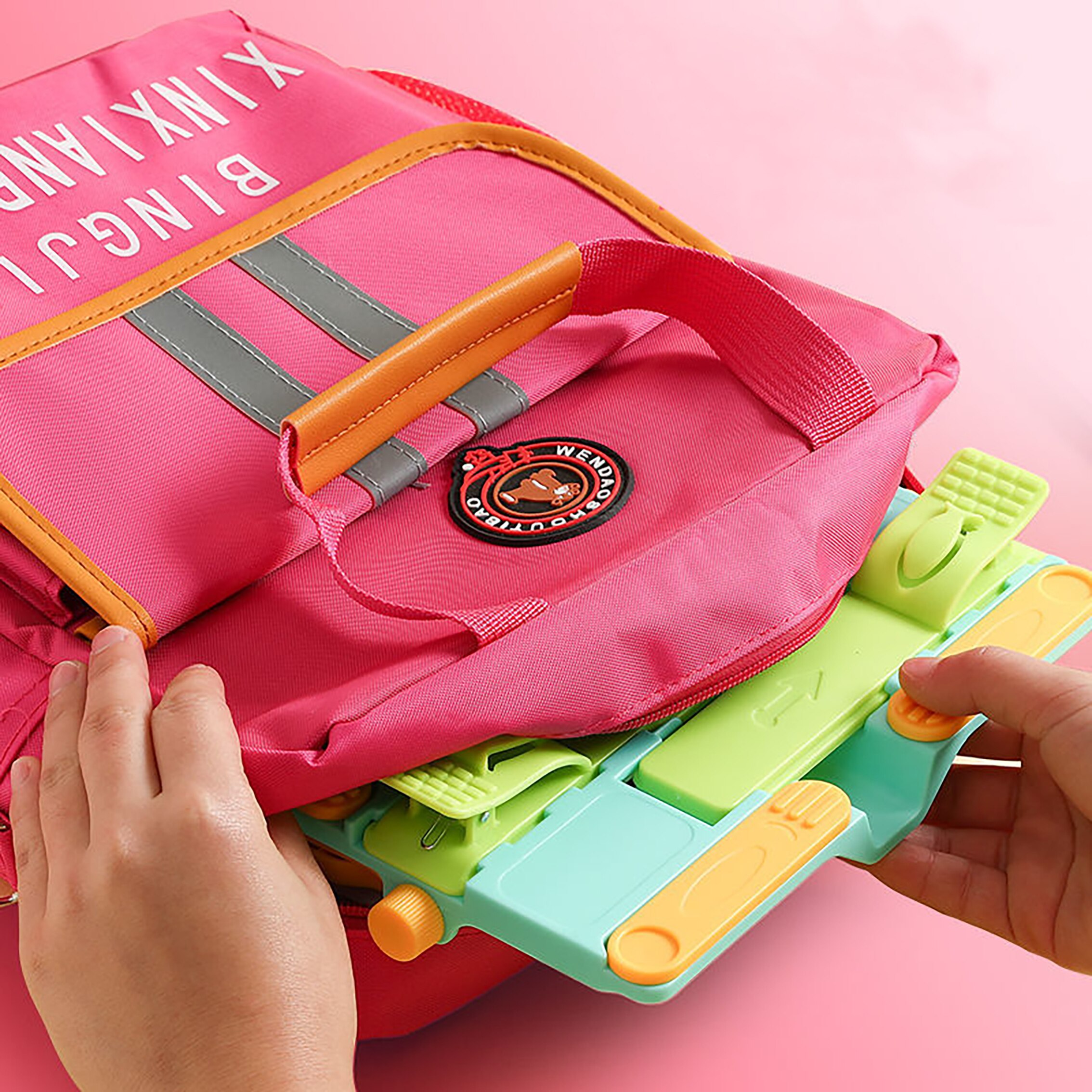 Reading Rack Student Folder Ins Multifunctional Girl Heart Bookshelf Primary School Students Simple Table Book Folder Binder