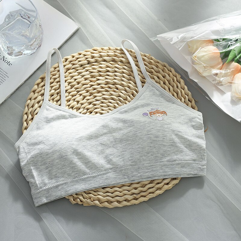 Girls Seamless Development Period Girl Underwear Girl Student Wireless Bra Anti-failure Bottoming Vest Girl 8-16Y Training Bras