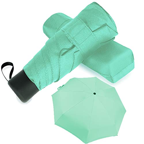 9 Kleuren Paraplu Regen Vrouwen Paraplu Academy Opvouwbare Parasol Paraplu Mini Pocket Paraplu Kinderen Paraplu Parasol: Green
