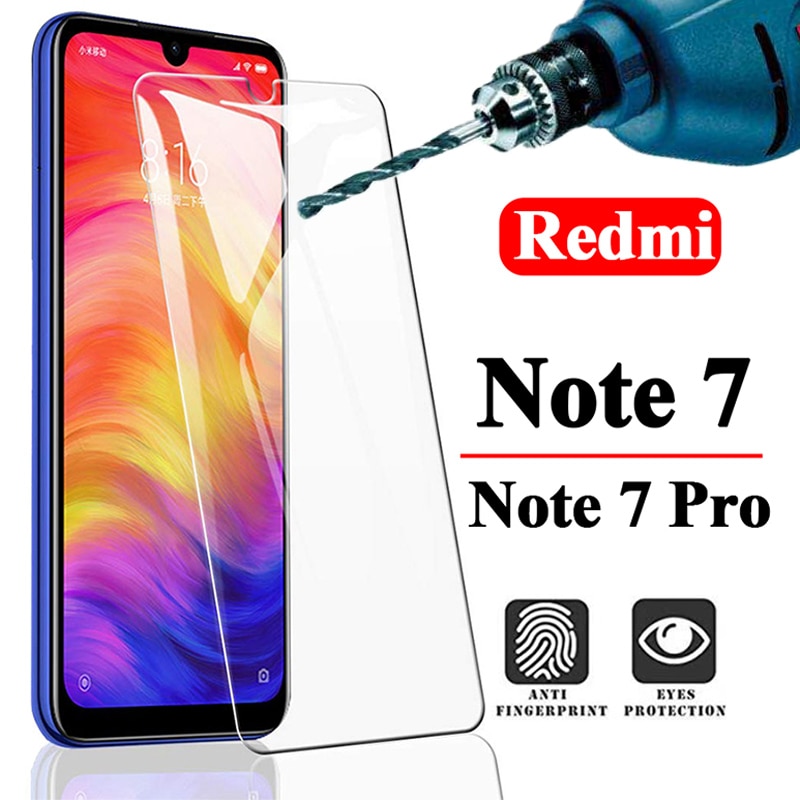 Vidrio templado para funda de teléfono Redmi Note 7, película protectora de pantalla de vidrio para Redmi Note 9, 8 Pro, 9T, 8T, 9S, 9C, NFC, 9A, 8A, 7A, 3 uds.